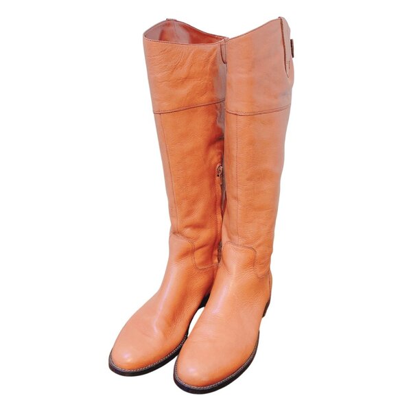 Ralph Lauren Shoes - Ralph Lauren Jenessa Polo Tan Vachetta Milled Knee High Boots 8.5